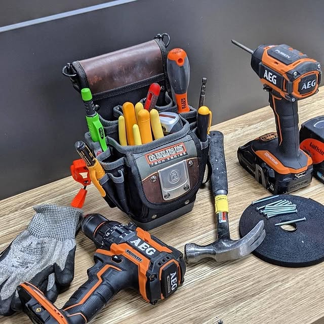Kitted out to get the job done 💪 tradieladyadelaide loaded up with her FUSION essentials on site.