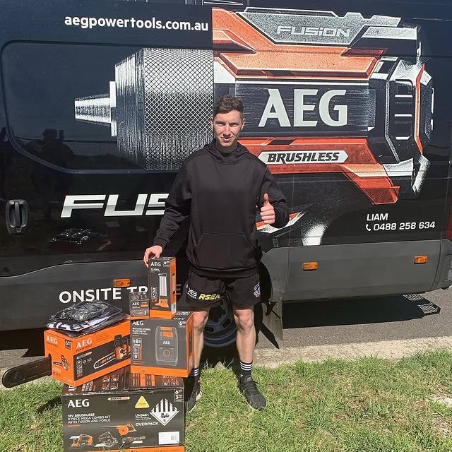 Jack was keen on some new tools, and after hearing about the service that aeg.onsite.vic have provided to other customers he said it was a no brainer to join the AEG team!
​
​​​​​AEG’s Onsite Team is delivering tools safely to where you’re working! Shoot us a DM to get in touch! 📲