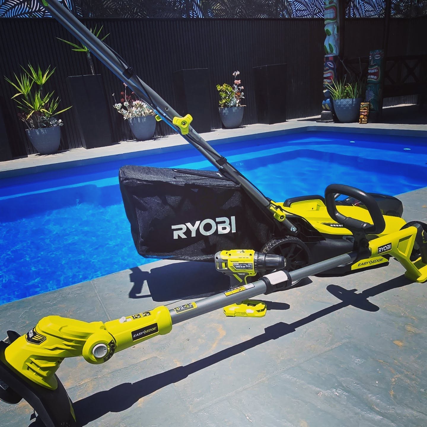 ryobiau trying these new babies out. They sure look the part! Would love to try the pressure cleaner and wet to dry vacuum/ cleaner soon too!