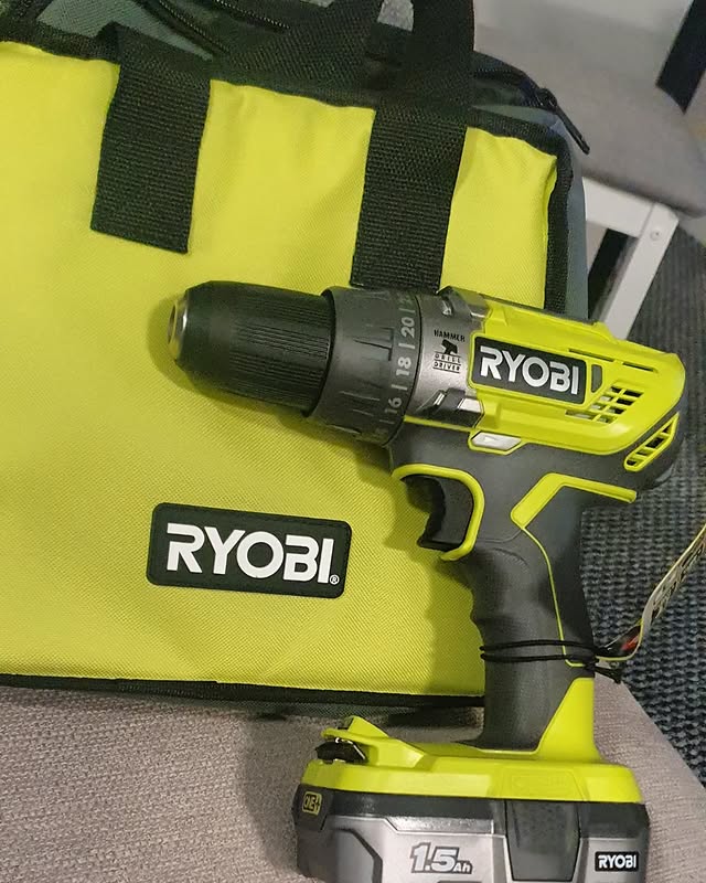 Excited to start using my new ryobitoolseu cordless drill! No more struggling with a screwdriver 🥳

#Newdrill #ryobi #ryobipowertools #Newton #homedecor #upcycle #upcyclersofinstagram #upcyclerlife #upcycler #ryinvent