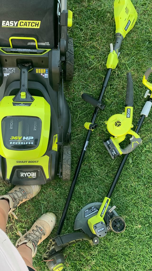 GFs getting on the ryobinz gardening tools - Day 4
🎀🌺🔨🦩🧰👩🏽‍🌾

We’ve made it to the end and I finally got to mow the lawns. Before I got there though, I tackled our berm edge. It’s bothered me for so long how ugly it is. Truth is on our street almost everyone’s is the same 😅 ugly, overgrown and messy. I want to encourage change and got myself a ryobi lawn edger and my gosh! I really put it to the test. Our berm is THICK! It’s not even level with the path, I’ve tried to cut it with my line trimmer and a spade and I either failed or gave up. The lawn edger cut that beast in seconds. I mean it when I say, I could not have done this without it the edger. With its adjustable height settings, it got in there and removed what I needed. You can even see the colour variation on the path once it’s removed. Another very impressive tool 👏👏👏

For me, mowing the lawns is the final thing you do, just like when cleaning the house you save the vacuum for last. Mowing picks up some of the leaves and just makes everything look finished. There’s no hiding how much I love my battery powered mower. I talk about it all the time. It’s so easy to use and best part is the push start. My kids even know how to start it. 

These past 4 days have been good for the soul. Getting in the garden and taking back my space has been so rewarding, but even more sweeter knowing that I attempted EVERYTHING! I’m proud of what I achieved and I know the ryobinz gardening tools made it easier to get here. The floods and seeing literal 💩in our backyard really put me off coming out here, but now I’ve been through every bit of the garden I know it’s safe and now ready for our big Easter egg hunt this long weekend. 

Happy long weekend everyone 🐣
Whatever you do, stay safe, stay warm and if you tackle some DIY in the garden work SMARTER not HARDER 

#ad