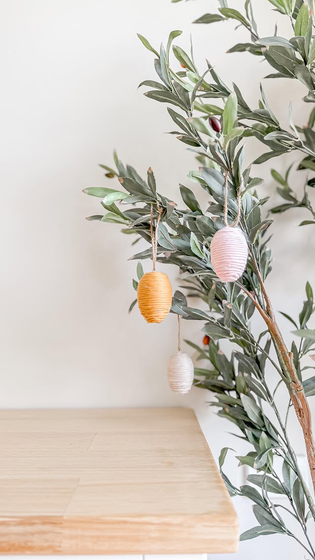 Getting crafty this Easter with a hot glue gun, twine, plastic eggs, and twist cord. 🐣✨ 

Materials:
•Hot Glue Gun ryobiau 
•Twine 
•20 Piece Easter Craft Plastic Eggs kmartaus 
•6 Piece Twist Cord kmartaus 

#eastercraft #easterdecorations #diyeastercraft #diyeasterdecor #affordabledecor #kmarteaster #craftideas