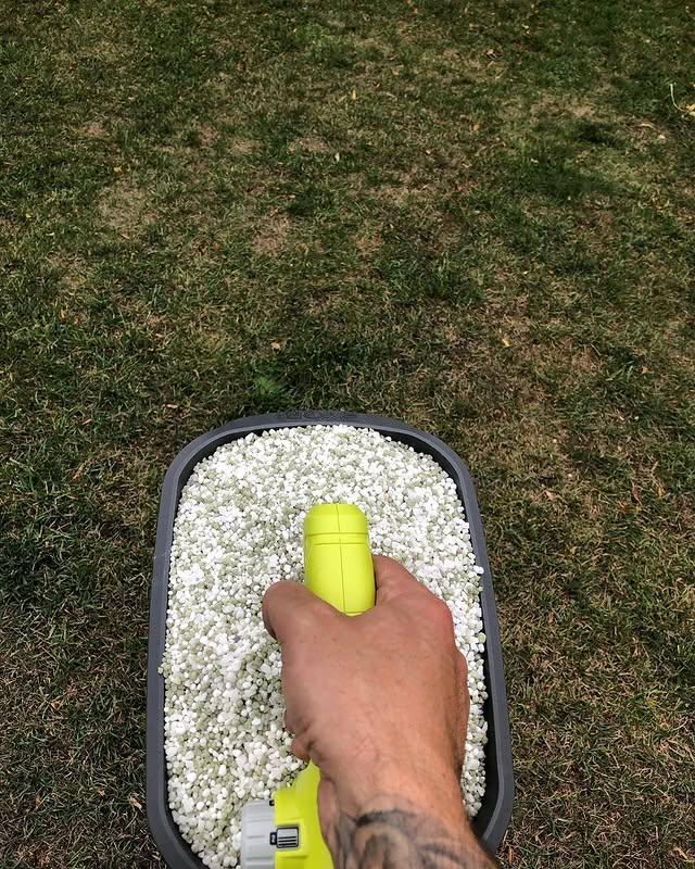 The RYOBI 18V ONE+ Seed and Fertiliser Spreader is the perfect tool for spreading seeds, fertilisers, and wetting agents to keep your lawn healthy and lush all year round 🙌

@lawnscapestasmania shows us how it's done.

Add this tool to your wish list today!

#RYOBIau #BatteryPowered #RYOBImade #powertools #lawn
