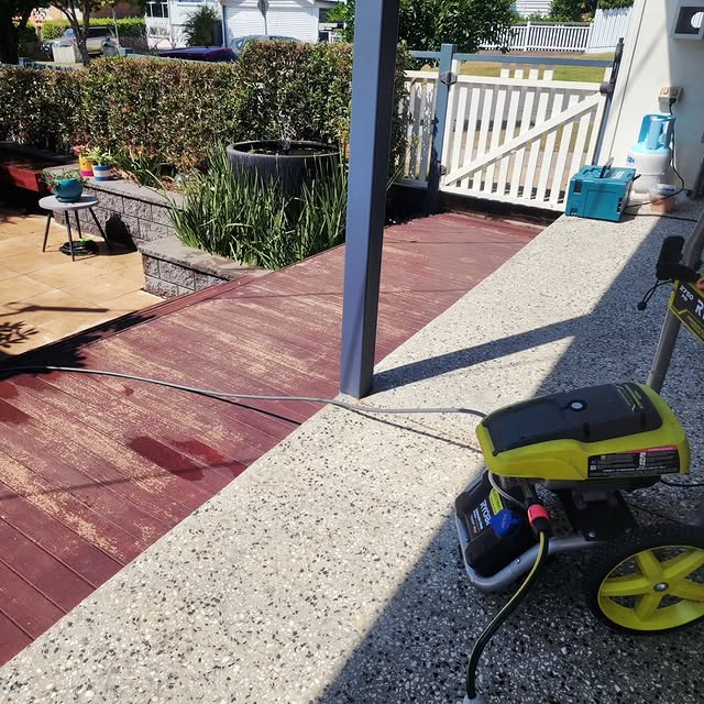Get your outdoor area ready for Spring and Summer entertaining with RYOBI ✨

@touchofclasspropertymaint uses the RYOBI 2100W 2750PSI Pressure Washer to make this deck look brand new! 

Add this tool to your wish list today. 

#RYOBIau #BatteryPowered #RYOBIMade #RYOBIPowerTools #Cleaning #OutdoorDeck