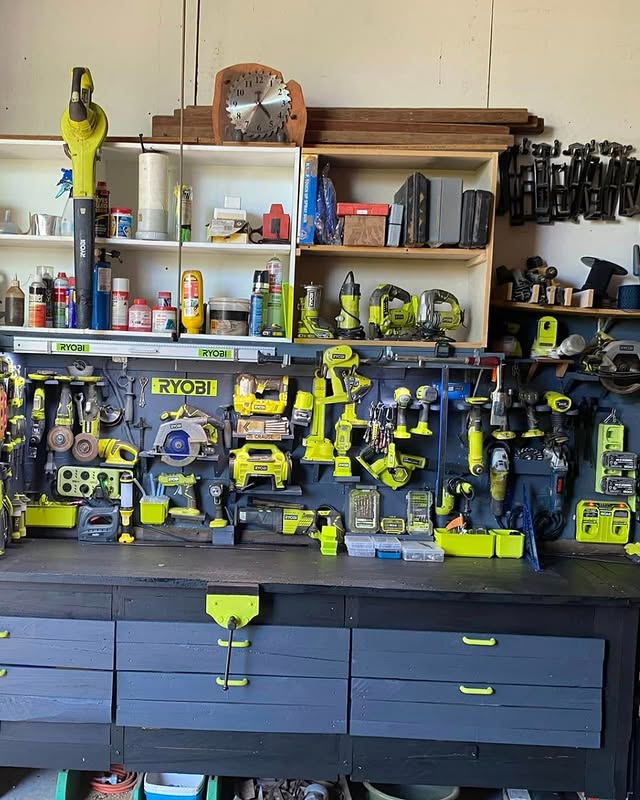 Spotted in the MyRYOBI Facebook community 👀💚 

Check out this epic RYOBI collection shared by Pieter C (Facebook)! From weekend projects to big builds, it’s all powered by RYOBI 18V ONE+

Got a RYOBI collection of your own? Share it in the group - join today through the link in our bio.

#RYOBIau #OnePlusYou #Collection #RYOBIproducts #FacebookCommunity