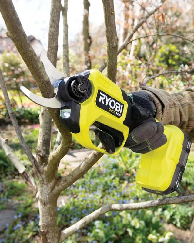 June's tool of the month is the RYOBI 18V ONE+ HP Brushless 28mm Pruning Secateurs 🙌

This product is a must in all garden collections, especially if you have lots of pruning or maintenance to do in your garden!

�Show us how you use your RYOBI Pruning Secateurs by tagging @ryobiau and #RYOBImade in your posts. 

�#RYOBIau #BatteryPowered #Pruning #GardenHacks #WinterGarden